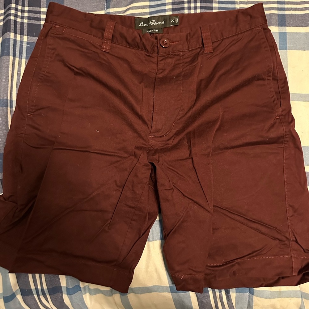 Ever Forward Men's Burgundy Shorts